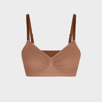 Wireless push-up bra