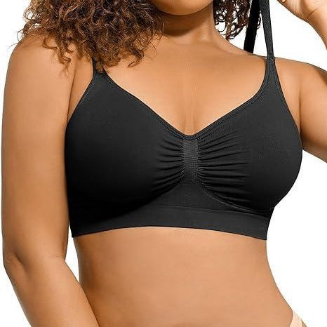 Wireless push-up bra